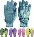 Thorn Proof&Puncture Resistant Gardening Gloves with Grip,Garden Glove for Women, Leather Yard Work Gifts