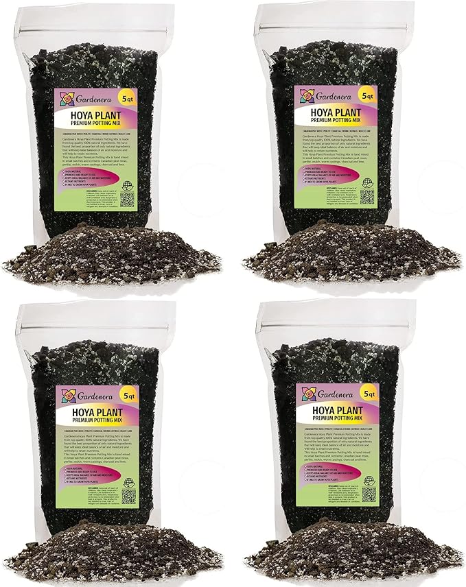 Gardenera Hoya Plant Premium Potting Mix - 20 Quart - Optimal Balance for Thriving Hoyas: Air, Moisture, and Nutrient Retention