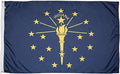 FlagSource Indiana Nylon State Flag, Made in the USA, 5x8'