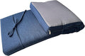 Piano Bench cushons for Indoor Furniture with Ties Non Slip Kitchen Dining Room Bench seat Cushion for Show Storage, Window, Settee, Ottoman (Navy Blue, 40 x 12 Inch)