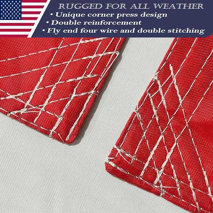 California Republic State Flag 4x6 FT Made in The USA-Heavy Duty Vibrant Colors Double Sided Cali CA Flag with 2 Brass Grommets for Home/Company/Indoor Outdoor Decoration