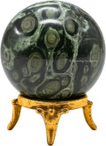 Amazing Gemstone Kambaba Jasper Crystal Ball with Stand - 2 Inches Crystal Sphere Meditation Balls for Witchcraft and Decorative Balls