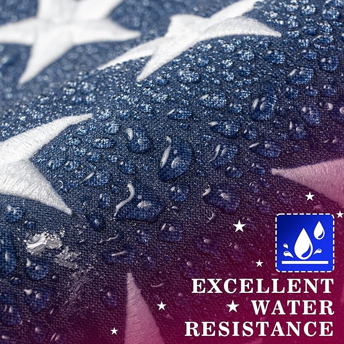 High Wind American Flag for Outdoor 30x50 Ft - Heavy Duty Allegiance US Flag with Embroidered Stars, Sewn Stripes & Brass Grommets All Weather Fade Resistant for Outside Use