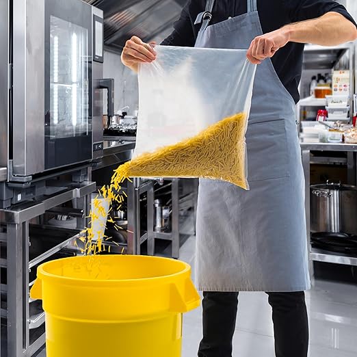 20 Gallon Trash Can With Lid Round Ingredient Storage Containers Recycling Bin Kitchen Garbage Can Office Garbage Can Trash Barrel Plastic Barrel Yard Waste Bin Outdoor Trashcan (4, Yellow)