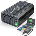 300W Power Inverter DC 20V to AC 110V Compatible with Dewalt: LIVOWALNY Battery Inverter Charger Adapter Power Converter with 2 AC & 2 USB Ports for Car, Vehicles, Laptop, Phone, String Light, Fan