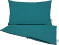 RSH DECOR: Sunbrella Pillow Covers Set of 2 | Covers Only - 20" x 12" | Outdoor Lumbar Pillow Covers Crafted with Sunbrella Performance Fabric | Spectrum Peacock