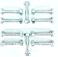 Replaces Shear Pins and Nuts for Ariens 532005 53200500 510016 51001600 Snow throwers(10 Pack)