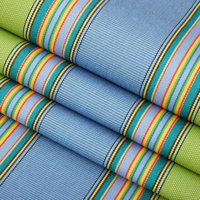 RSH DECOR: Sunbrella Pillow Covers Set of 4 | Covers Only - 26" x 16" | Outdoor Lumbar Pillow Covers Crafted with Sunbrella Performance Fabric | Bravada Limelite