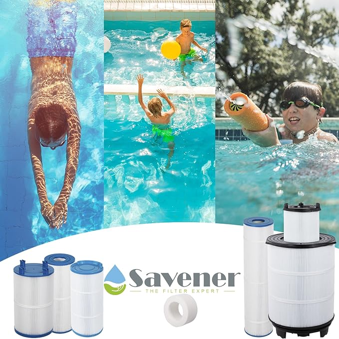Savener® C-8409 Pool Filter Cartridge, Replaces Hayward C900, CX900RE, Unicel C-8409, Filbur FC-1292, Sta-Rite PXC-95, Waterway Pro Clean 100, C-900, PA90, 25230-0095S, 90 Sq. Ft, 1 Pack