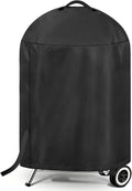 LBTING Grill Cover, 26-inch Heavy Duty 300D Oxford Waterproof Windproof UV Resistant BBQ Gas Grill Cover for Outdoor Barbecue Fit Most Brands Weber, Brinkmann, Char Broil, Holland