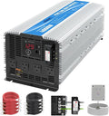 GIANDEL 4000W Pure Sine Wave Power Inverter ETL UL 458 STD Listed converts DC12V to AC120V with 40amps Hardwire Terminal Block 4 AC Outlets and 30ft Wired Remote Control