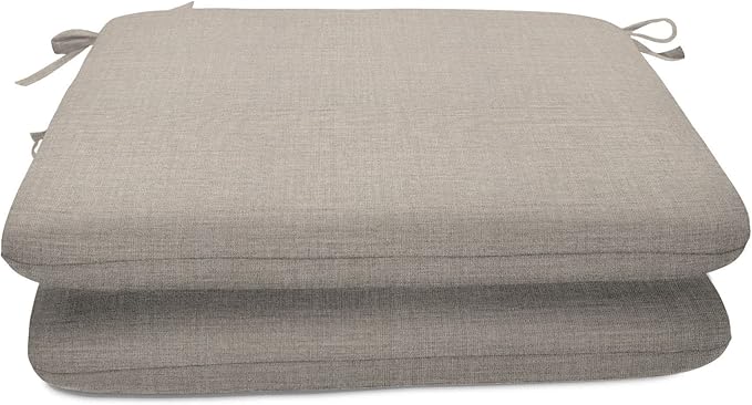 Sunbrella Patio Cushions - (2 Pack) - 20" W x 20" L x 2.5" T, Outdoor Chair Cushion with Comfort, Style & Durability Designed for Outdoor Living - Made in The USA