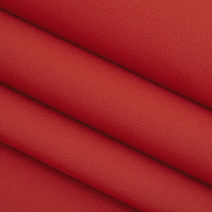 RSH DECOR: Sunbrella Square Throw Pillows Set of 2 | 17" x 17" | Water and Fade-Resistant Performance Fabric | Outdoor Pillow Covers with Down-Alternative Inserts | Canvas Jockey Red