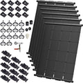 Industrial Grade Solar Pool Heater DIY Kit - Superior High-Wind Strapless Mounting System & Maximum Freeze Resistance (6-4'x9.5' / 228 Square Feet)