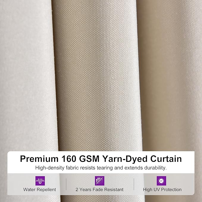PURPLE LEAF 10' x 12' Outdoor Hardtop Gazebo, Champagne Aluminum Frame with Galvanized Steel Double Roof, Curtains and Netting for Patio Lawn and Garden
