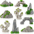 27 Pcs 9 Styles Zen Garden Accessories, Miniature Rockery Decoration Mini Garden Accessories for Micro Landscape Decoration Bonsai Ornament Plant Pot