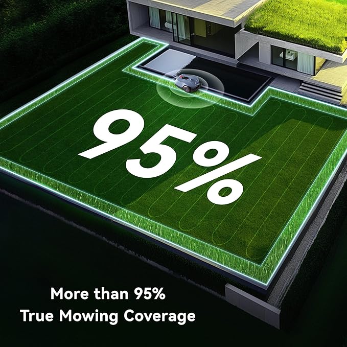 Neomow X SE 3D LiDAR Slam Mapping Robot Lawn Mower Perimeter Wireless for 3/4 Acres AI Vision Obstacle Avoidance with 4G, No RTK Antenna Required, App Control, GPS, IPX5, Anti-Theft, Queit