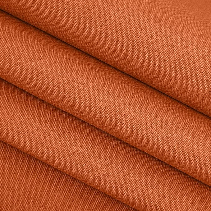RSH DECOR: Sunbrella Pillow Covers Set of 4 | Covers Only - 20" x 12" | Outdoor Lumbar Pillow Covers Crafted with Sunbrella Performance Fabric | Canvas Rust