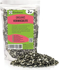 Horticultural Organic Vermiculite for Plants - Medium Grade - Natural Soil Additive for Gardening, Houseplants, Mushrooms, Potted Plants, Hydroponics, Terrariums (2 Quart)