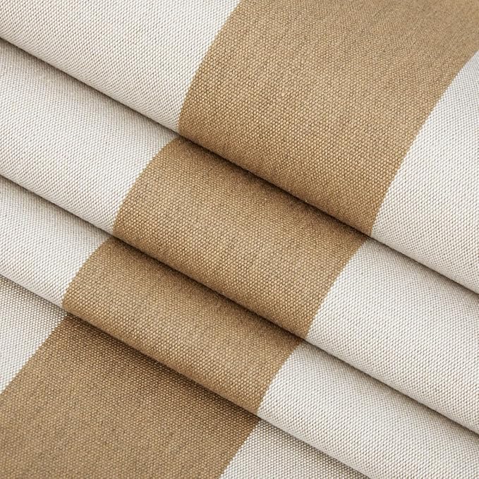 RSH DECOR: Sunbrella Lumbar & Square Pillows Set of 4 | 20" x 12" & 17" x 17" | Water and Fade-Resistant Performance Fabric | Outdoor Throw Pillows for Patio Furniture | Maxim Heather Beige