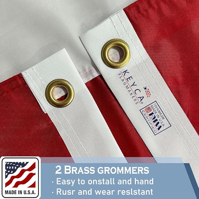 California Republic State State Flags 5x8Outdoor Heavy Duty Double Sided Nylon Vivid Color Anti-Fading with 3 Brass Grommets for Home/Company/Indoor Outdoor Decoration