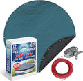 Winter Swimming Pool Cover for 30 ft Aboveground Round Pool Size, Deluxe Choice Series, Solid Material, Color - Ocean Blue, Pool Cover Choice 5830-4CHOICE
