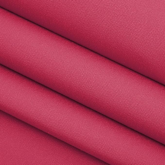 RSH DECOR Sunbrella Tufted Wicker Loveseat Cushion | 44” x 22" | Water and Fade-Resistant Performance Fabric | Outdoor Settee Cushion for Patio Furniture | Made in USA (Canvas Hot Pink)