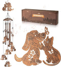 Cat Dog Wind Chimes for Outside,Gardening Gifts for cat Dog Lover，Women，Men，Mom，Birthday Party Decorations,Memorial Gifts,Wind Chimes Outdoors，Indoors,Room,Home,Wall,Garden,Patio,Yard Decor