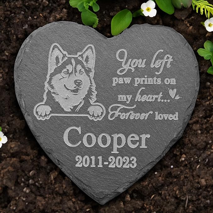 Alaskan Malamute Memorial Stone, Alaskan Malamute Statue, Alaskan Malamute Memorial Plaque, Alaskan Malamute Memorial Gifts, Alaskan Malamute Loss Sympathy Gift, in Memory of Alaskan Malamute