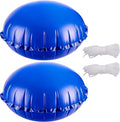 Sfcddtlg 2 Pcs Pool Air Pillows for Above Ground Pools- 4 x 4 Ft Round Winter Pool Cover Pillow- Ice Equalizer Air Pillow- Swimming Pool Winterizing Closing Pillow with Ropes for Support Pool Covers