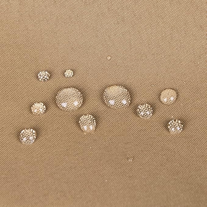 Gazebo Universal Replacement Privacy Curtain, 10'X10' Gazebo Curtain Outdoor Waterproof, 4-Panels Sidewall Curtains with Zipper for Patio, Garden and Backyard (Only Curtains, 10'x10', Brown)