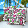 Outdoor Pillows Set of 2, 26''×26''Waterproof Throw Pillow for Patio Furniture, Feathers and Down Filled Outside Decorative Pillows Inserts for Garden, Porch Swing, Couch and Sofa