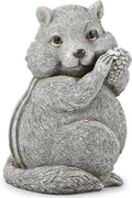 Roman Garden - Chipmunk Statue, 8.75" H, Pudgy Pals Collection, Resin and Dolomite, Decorative, Garden Gift, Home Outdoor Decor, Durable, Long Lasting