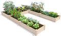 Greenes Fence Original Pine Raised Garden Bed, 8' x 12' x 10.5" U-Shaped Bed - Made in USA with American Pine