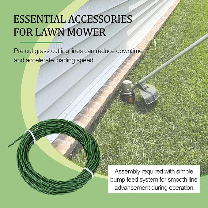 AH1531 Trimmer Head Replacement Ego String Trimmer 15-Inch(Anti-Clockwise) Models ST1534 ST1530 STA1500 MST1501 MHC1502 (AL2420PB String Trimmer Line （5 Pack）)