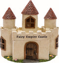 PRETMANNS Fairy Garden House – Large Fairy House for Outside – 9” High with Door That Opens – Sturdy Fairy Garden Building – Adorable Miniature Garden Accessories Supplies