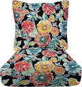 RSH DECOR Deep Seating Cushion with Pillow Back | 23” x 25” Seat | Water and Fade-Resistant Spun Fabric | Outdoor Chair Cushion Set for Patio Furniture | Colsen Noir