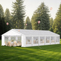 MFSTUDIO 20'x40' Party Tent, Outdoor Heavy Duty Party Tents with Removable Sidewalls, Large Canopy Tent Shelter for Outdoor Events Wedding Birthday, White
