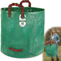 1PC Yard Waste Bag-42 Gallon Trash Bags,Reusable Lawn Leaf Bags,Standable Garden Waste Bags With 4 Handles,Collapsible Gardening Containers for Lawn and Leaf Trash,Weed Bag