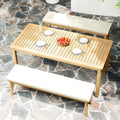 Acacia Wood Outdoor Dining Set