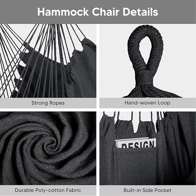 SUNCREAT 2-in-1 Convertible Backyard Fabric Hammock with Stand, Large Hammocks for Outside, Patent Pending, Purple Stripe