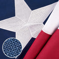 Texas Flag 4x6 ft Deluxe Super Tough Series, Heavy Duty Spun Polyester, All Weather TX Flag High Wind with Embroidered Stars, Brass Grommets, Sewn Stripes, Durable Texas Flags Outdoor Outside