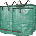 GardenMate 3-Pack 80 Gallons Reusable Garden Waste Bags (H33, D26 inches) - Yard Waste Bags